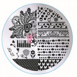Matrita de Unghii din metal rotunda 5,5cm JQ27
